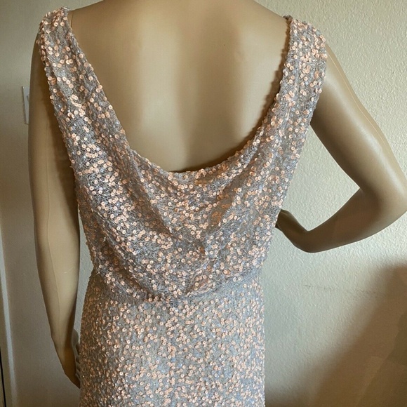 NEW Adrianna Papell sequin popover mermaid gown  Size 6 - Picture 4 of 9